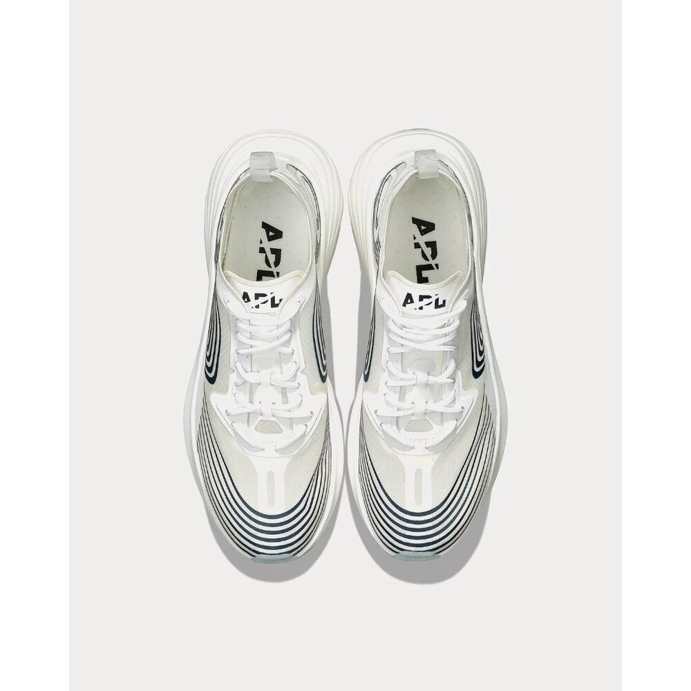 NWB APL Streamline Running Sneakers Shoes White/Clear/Midnight Size 10